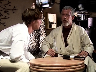 Star Wars sex with randy lesbian babes in funny XXX parody