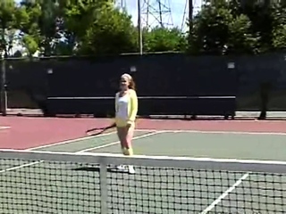 Teen masturbates outdoors