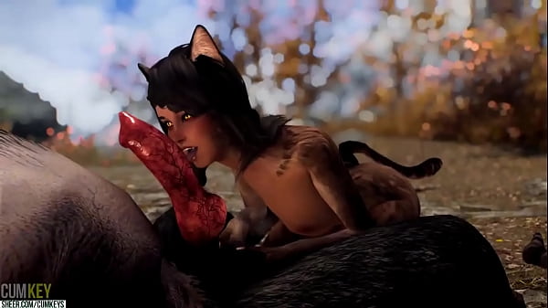 Werewolf hunted Cat – girl’s pussy nicely | Substantial Dick Monster | 3D Porn Sex