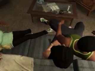 Attractive Aunt MILF 3D Handjob XXX Household Animation