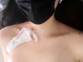 Beginner Webcam Cute Teen Performs Solo with Huge Dildo