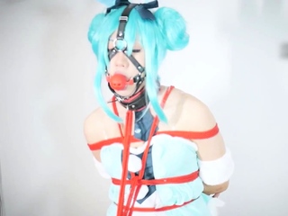 Chinese language cosplay bondage