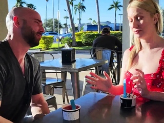 My spouse lets stranger creampie throughout valentines day