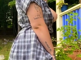 Nice Huge Boobs On Masturbating Redhead