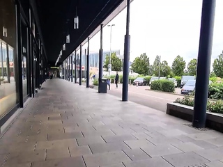 Actual Beginner FFM Threesome – Public Scandal with German