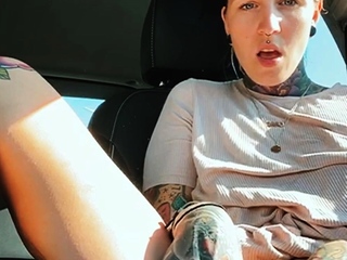 Beginner hottie solo masturbation