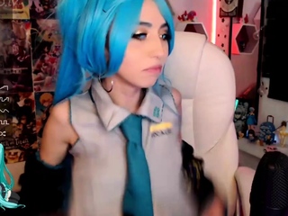 Cute blonde beginner webcam teen masturbating