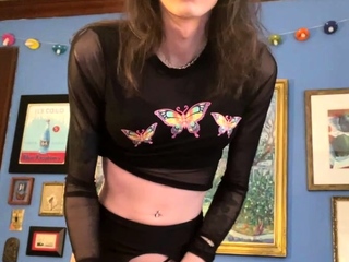 Newbie blondie solo anal masturbation