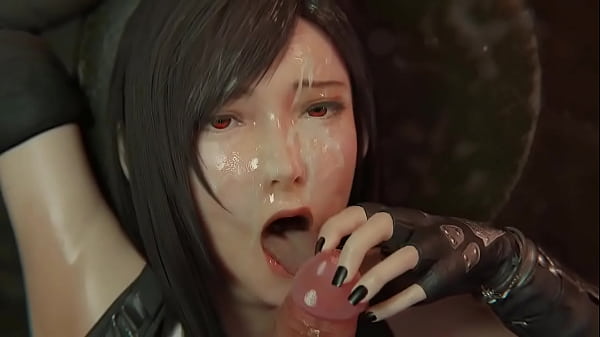 Tifa from Last Fantasy Sucking Cock (3d Hentai)