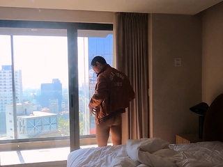 Cute newbie Latino teen duo fucking good and exhausting