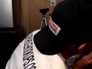 Nympho gloryhole homosexual sucks and deepthroats white dick