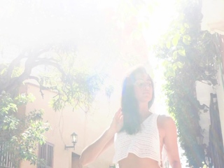 Petite latina Katherinne Sofia posing