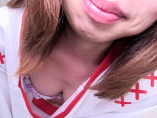 Risako Goto wears a cosplay costume when she begins to