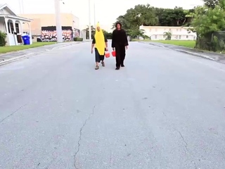 Vehement ladyboy babe will get her beautiful holes cut up by cock