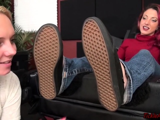 Ally kay femdom and foot fetish with sexy boyfriend