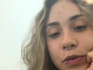 Curly Blonde Teen Information Solo Dildo Masturbation Extra at