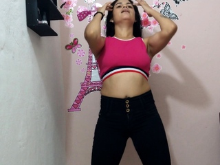 Horny Latina Teen With Huge Ass Doing Striptease And Fingering