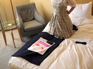 Japanese bushy snatch licked and fingered in shut up