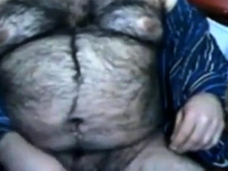 Massive bushy bear and bushy physique