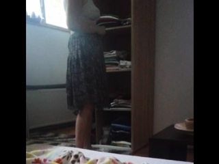 Novice mother Jelena in panties