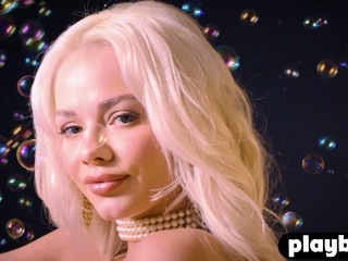 Petite blonde teen taking off lingerie