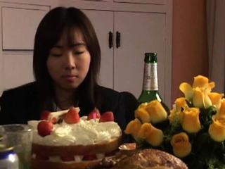 Birthday teen fucked