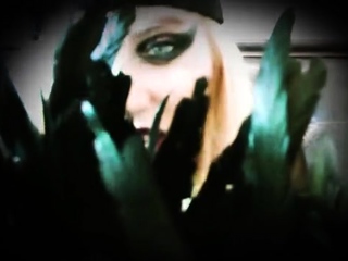 Blonde slave babe trying sizzling in latex