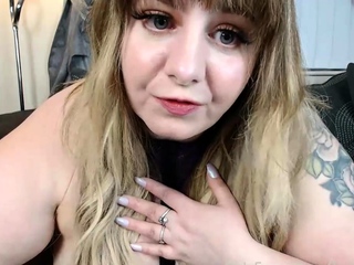 Blonde with huge boobs fucked from behind earlier than tit wanking