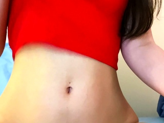 Busty brunette bitch with massive boobs