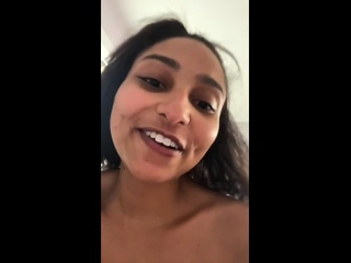 Cute novice brunette naughty in solo jerking present on digicam