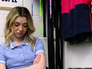 Mike whips out his cock for Demi to suck and fuck