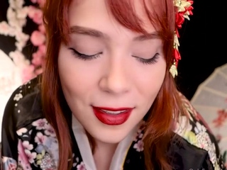 Naughty Asian milf Julia solo masturbation shut up