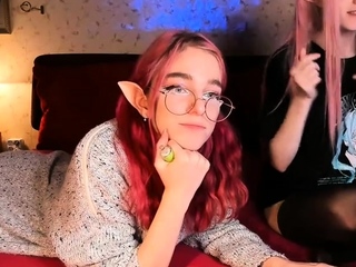 Novice pantyhouse webcam teen strips and strokes her vagina