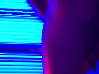 Novice striptease and Solo masturbation