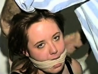 nude spouse gagged