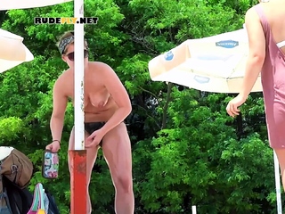 One beautiful scorching nude seashore woman will get joined by her pal