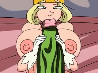 Prolonged haired Blonde hentai