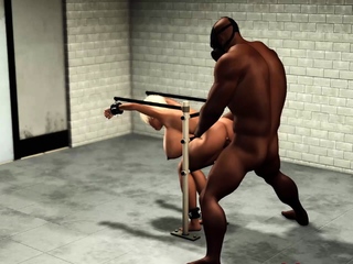 Sexy horny woman in cuffs will get fuckd by bbc within the jail