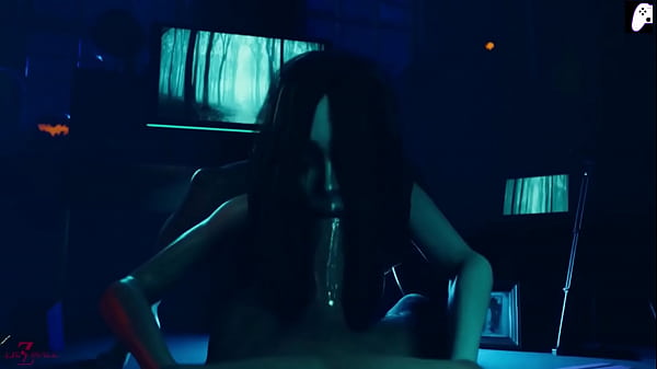 (4K – Dezmall) Very attractive ghost woman is thirsty for cum so she rides fortunate cock and makes him cum | 3D Hentai