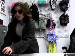 Officer hammering busty teen suspect