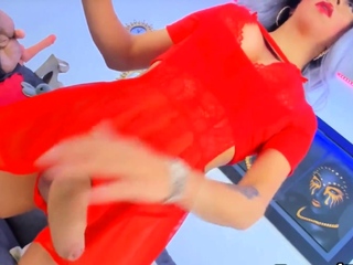 Scorching Shemale Masturbate Her attractive dick