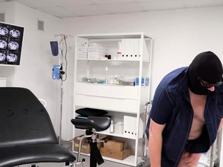 Ugly fats man affected person get blowjob from german feminine physician