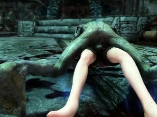 Attractive Elf Gangfucked by Hordes of Monsters