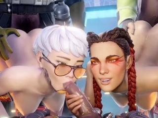 Cunning 3D Superwoman bounces up and down on a cock