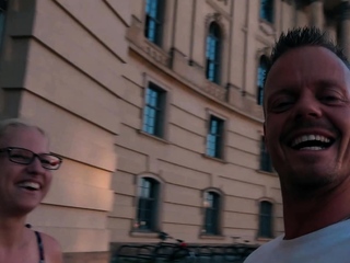 German single woman subsequent door strive public blind date and fuck