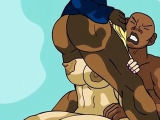 Hentai redhead provides blowjob and having intercourse