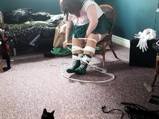 Sailor scout jupiter in a bind