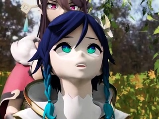 Scorching 3D redhead licking a pussy whereas getting fucked