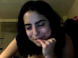 Beautiful Newbie teen brunette masturbating out of doors