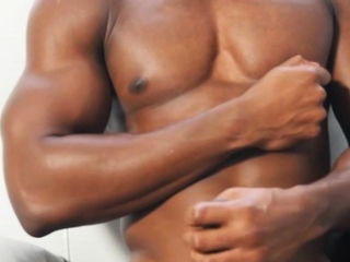 Black homosexual enjoys masturbating alone b4 cumming wildly